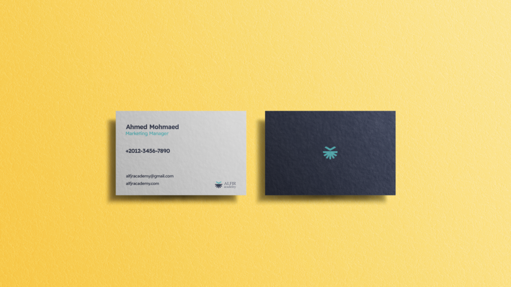 A Rebranding visual identity strategy for AlFjr Academy